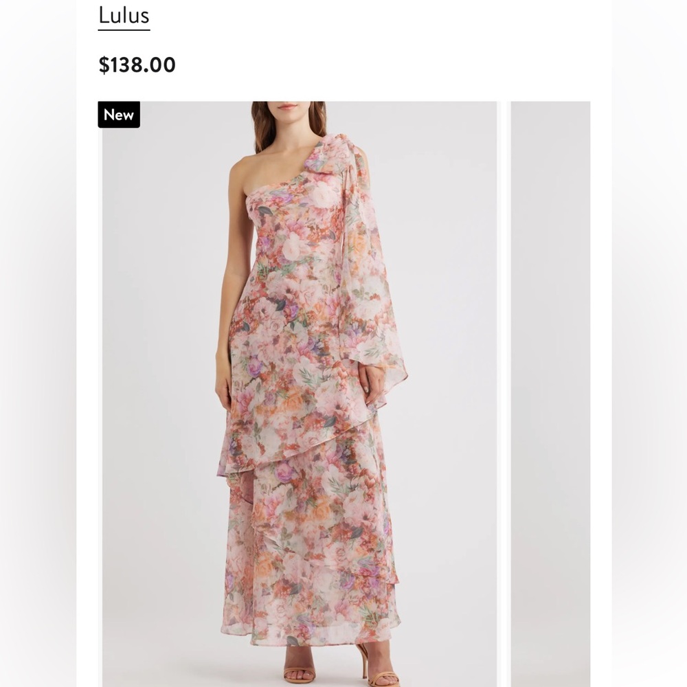 Lulu’s floral maxi dress